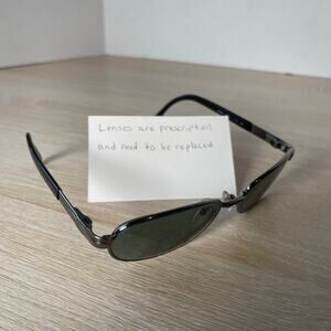 Persol 2079-S 513/48 Eyeglasses Frames Only Gray Brown 54-18-135 Italy